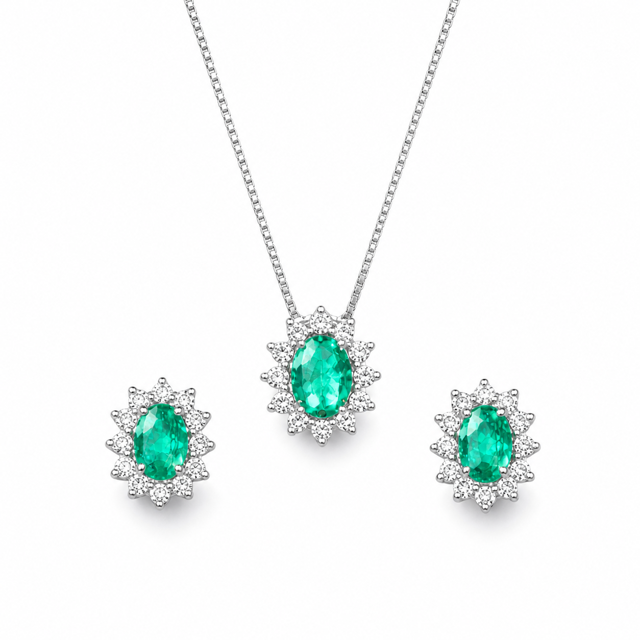 TSMITH Imperiale Conjunto Green | Prata 925