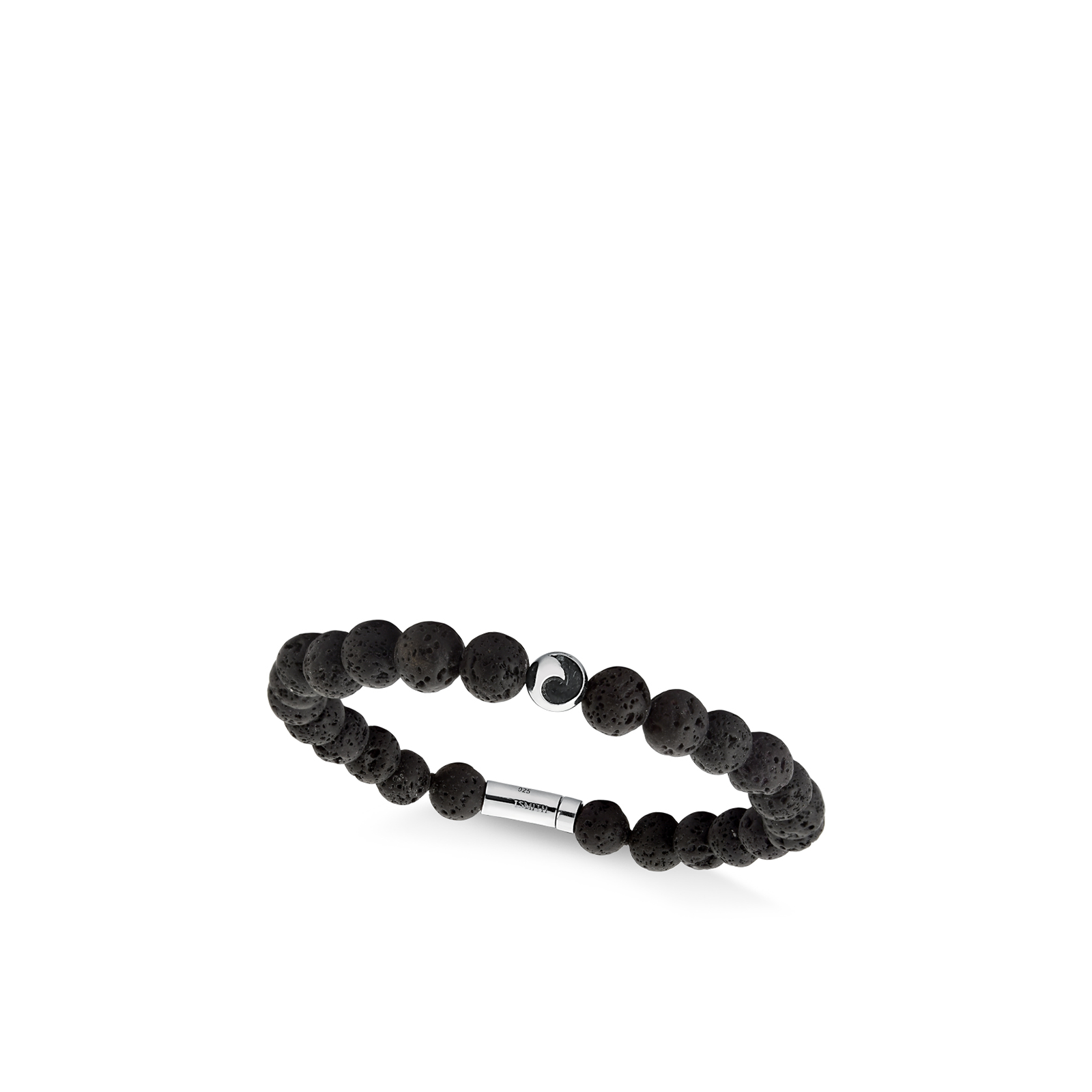 TSMITH Fênix Bracelete Pedra Vulcânica | Prata 925 Banhada a Ródio