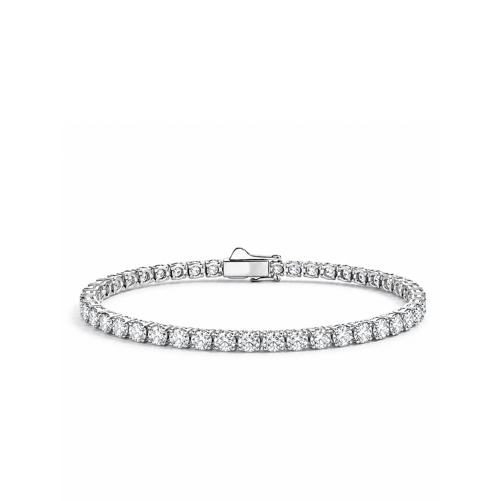 TSMITH Riviera Pulseira Moissanite Mônaco | Prata 925