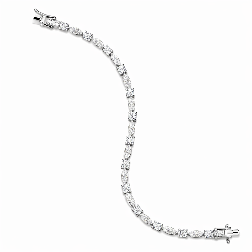 TSMITH Riviera Pulseira Moissanite Cannes | Prata 925