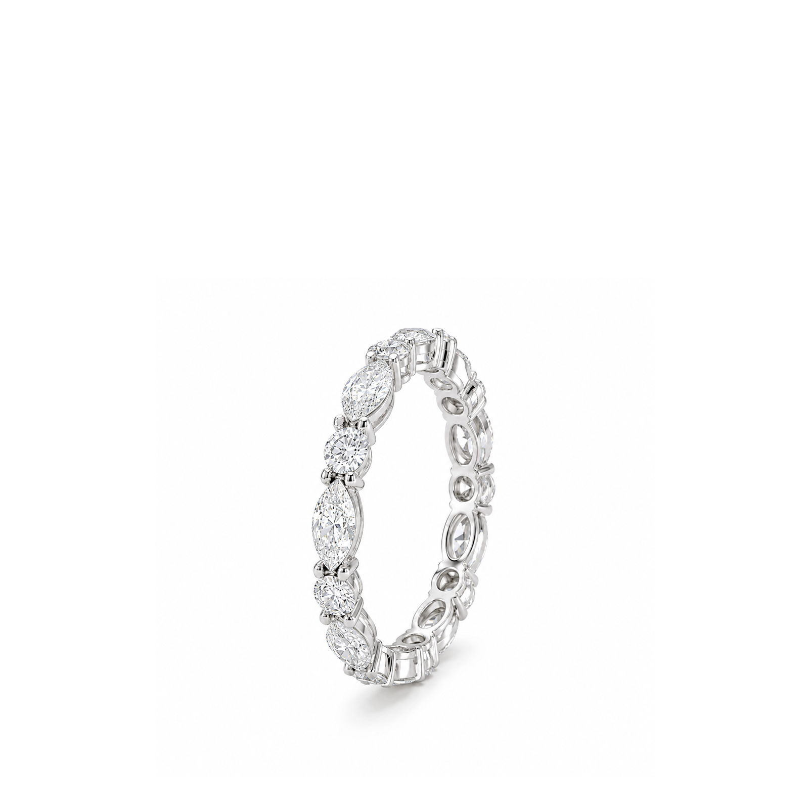 TSMITH Firenze Moissanite Anel | Prata 925