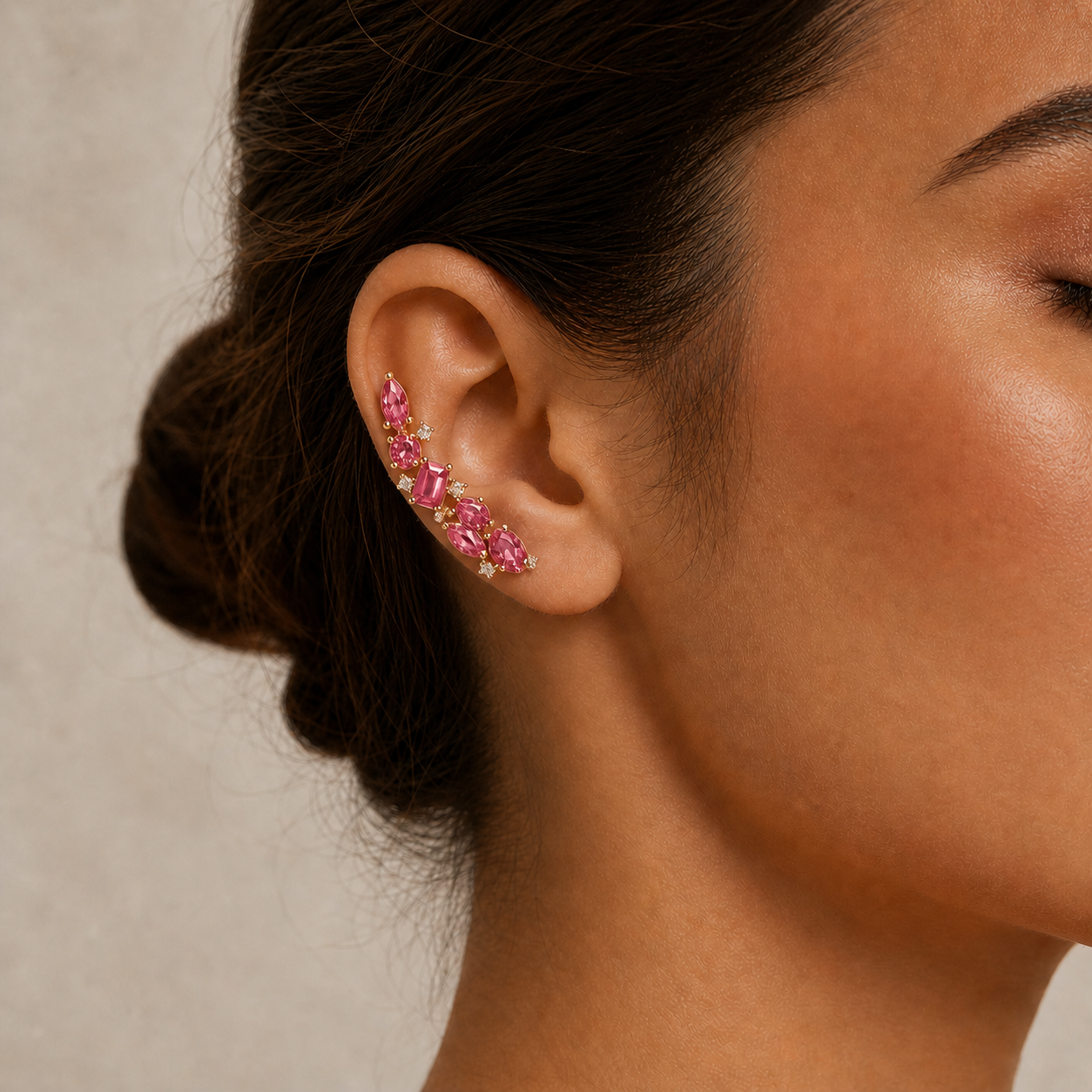 TSMITH Lumière Ear Cuff | Ouro 18k
