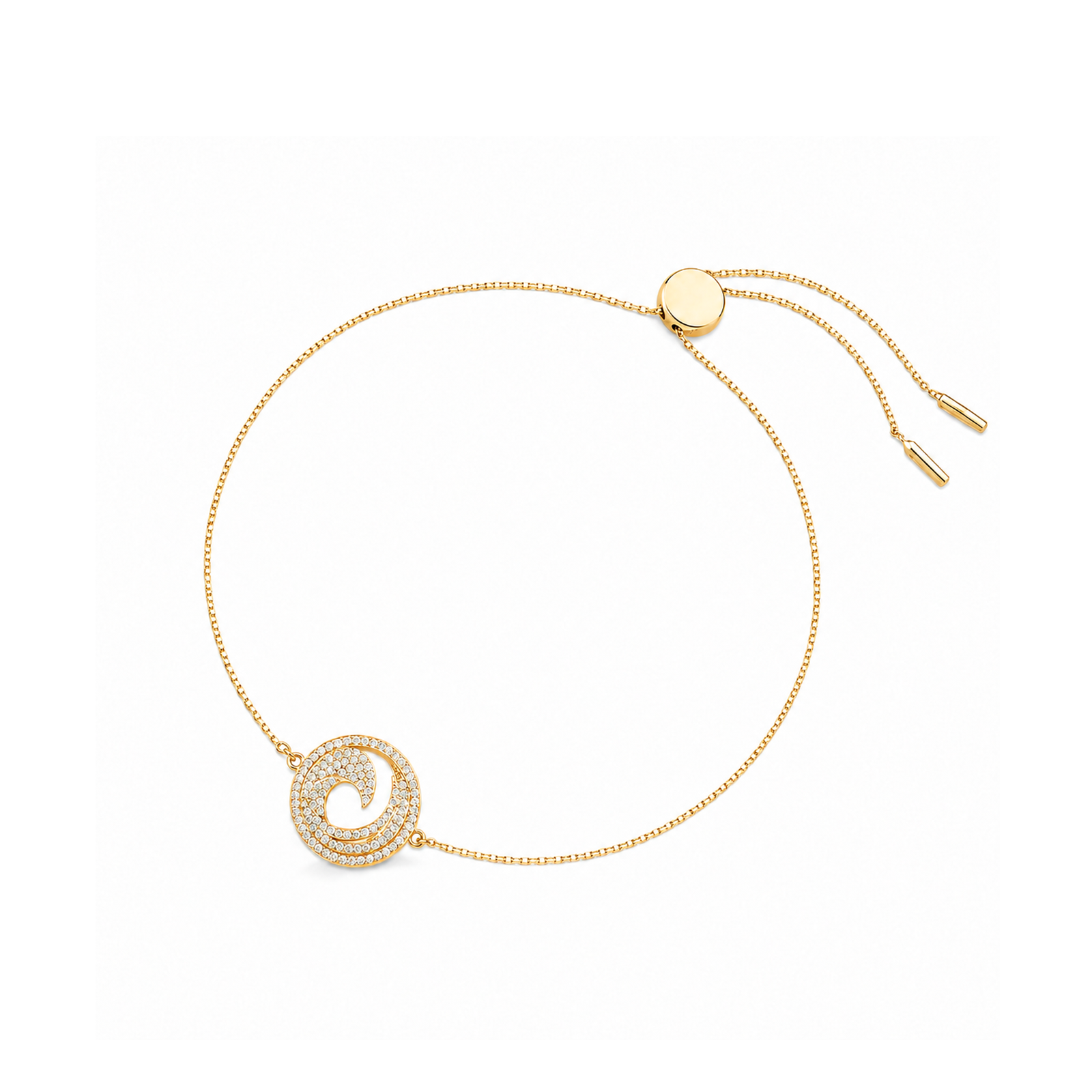 TSMITH Fênix Pulseira Gravata 102 Diamantes | Ouro Amarelo 18k