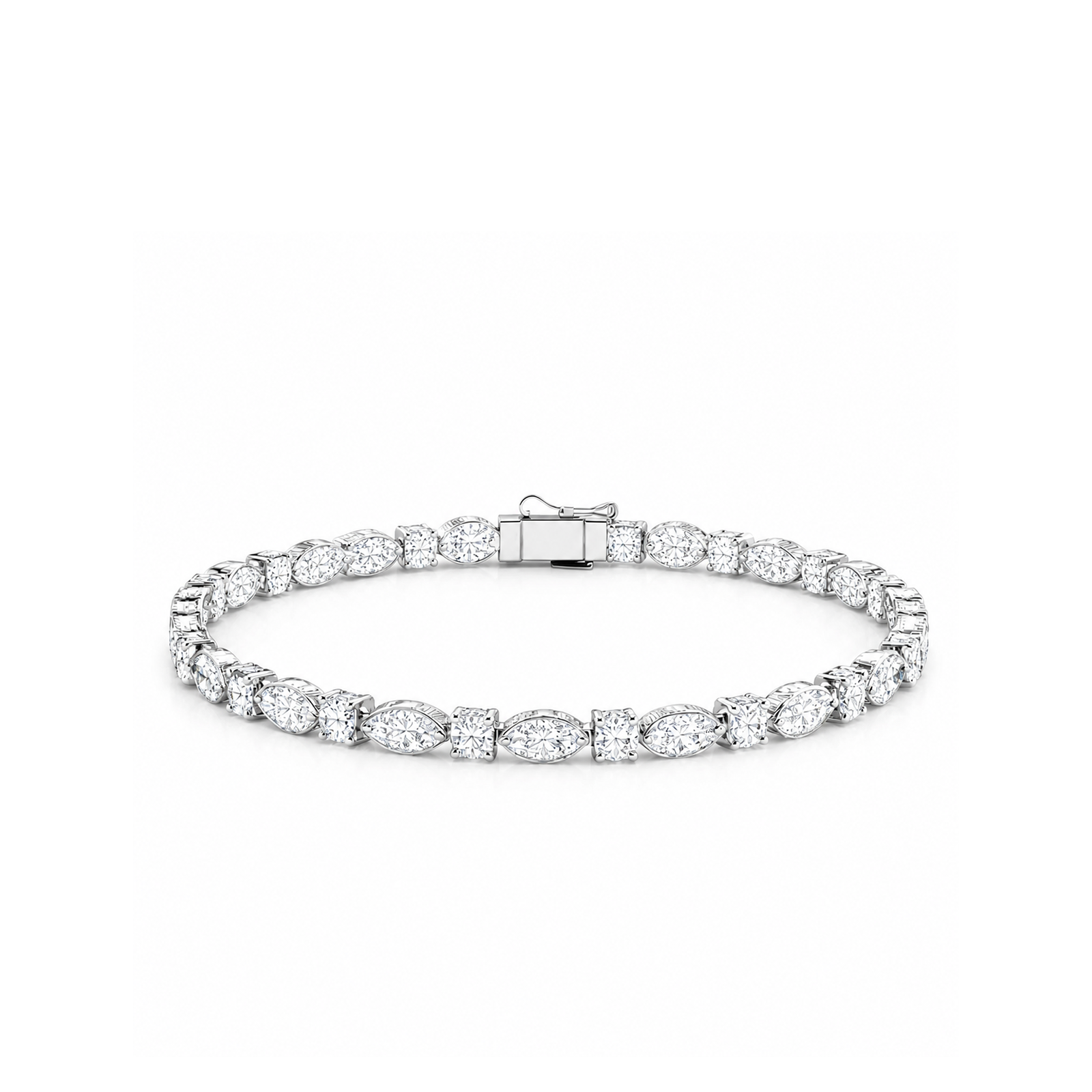 TSMITH Riviera Pulseira Moissanite Cannes | Prata 925